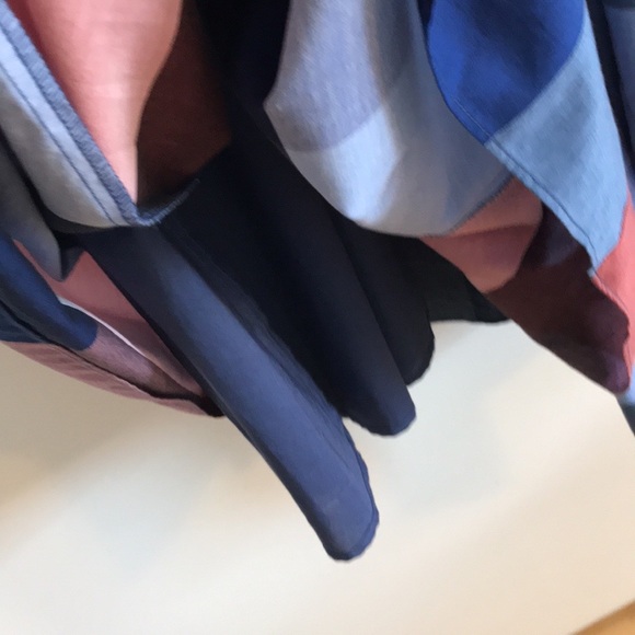 Nordstrom 1901 Size 4 Cotton Dress pink & Blue Plaid NWT - Picture 9 of 12